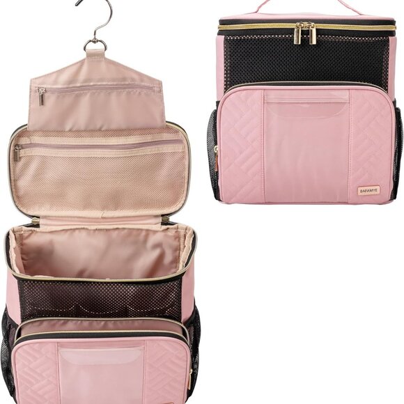 Handbags - Women's Hanging Travel Toiletry Bag - Large, Durable, Multipurpose and TSA Appro